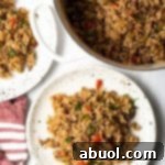 Finished Cajun Dirty Rice
