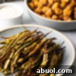 A small image of cooked air fryer okra