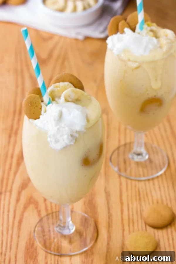 Easy Banana Pudding Milkshake Recipe
