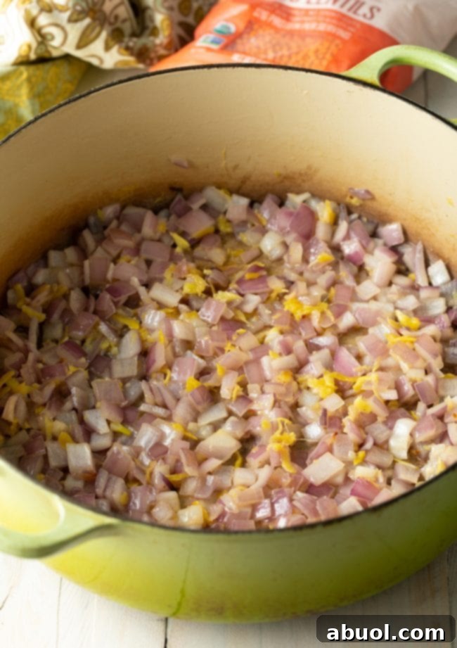 Sauteed onions, garlic and ginger.