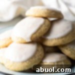 A finished Earl Grey cookie.
