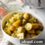 Steamed Potatoes with Garlic Herb Butter