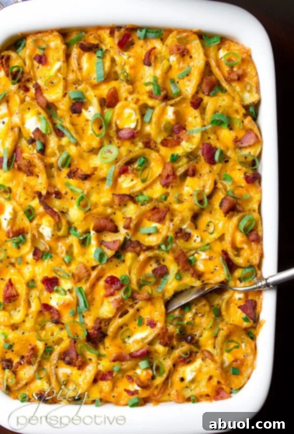 Homemade Potato Skins Mac & Cheese with Golden Crust