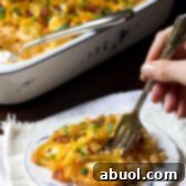 Macaroni and Cheese with Potato Skins on Top