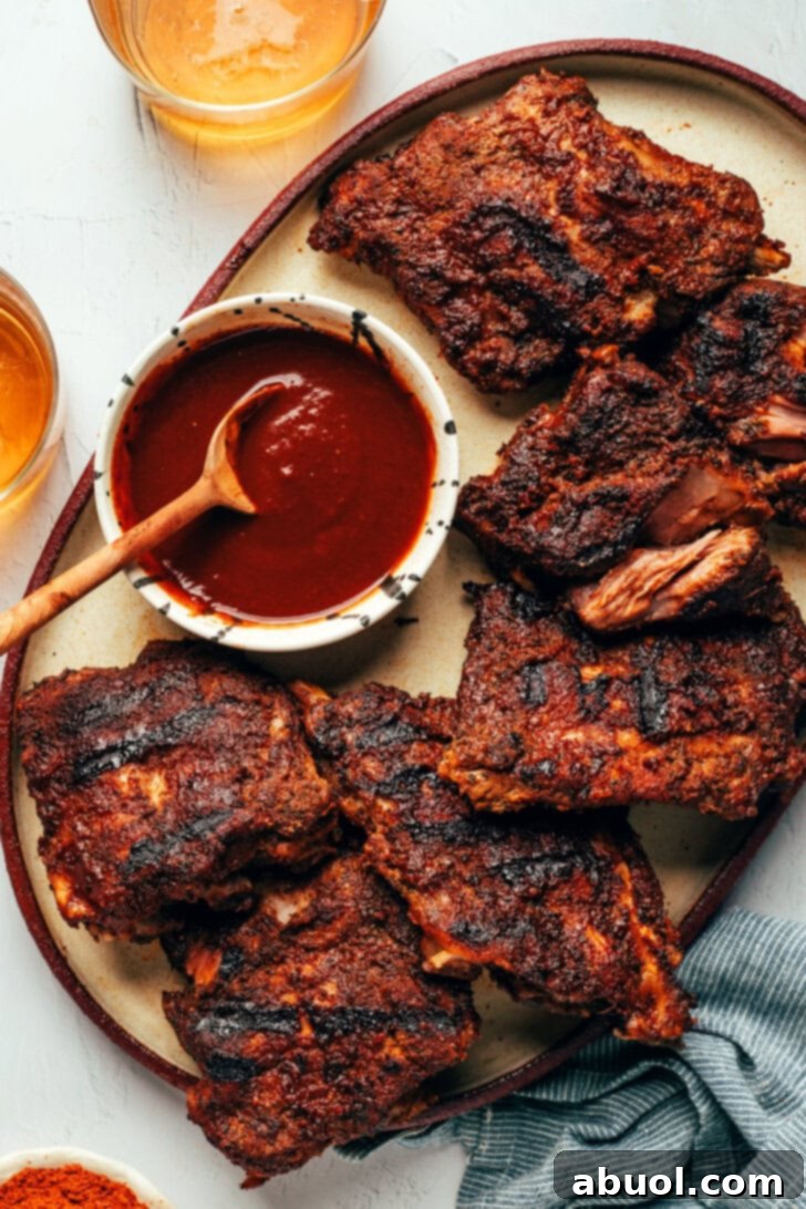 Baby Back Ribs Recipe with Homemade Barbecue Sauce