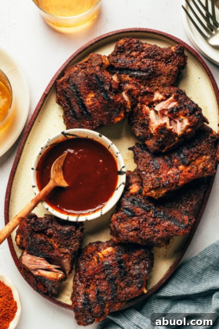 Baby Back Ribs Recipe with Coffee Bbq Sauce