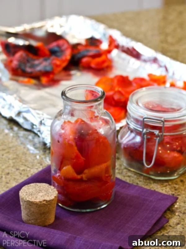 Homemade Roasted Red Peppers: Easy & Flavorful