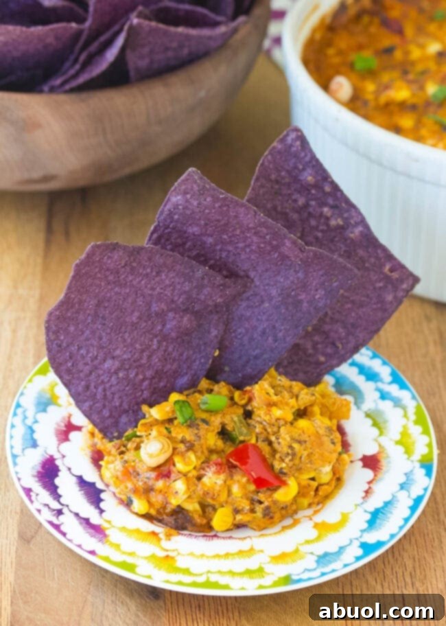 blue corn tortilla chips for dipping