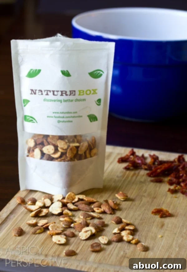 A selection of healthy and delicious Nature Box snacks, neatly arranged to highlight their variety and appeal.