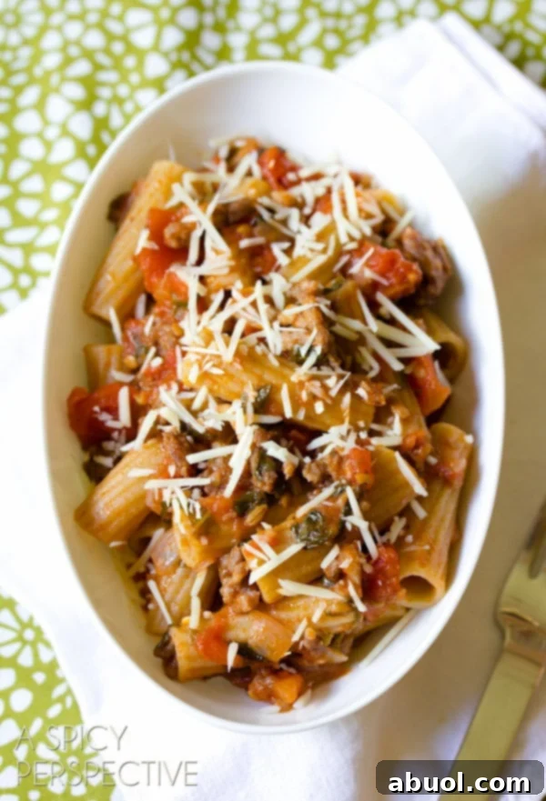 Ragu Recipe with FRESH Tomatoes and Italian Sausage