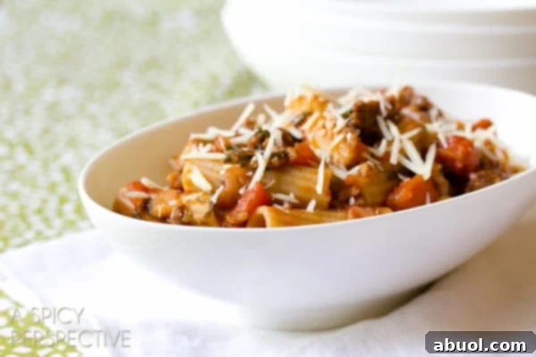 Easy Homemade Pasta Sauce with FRESH Tomatoes and Italian Sausage