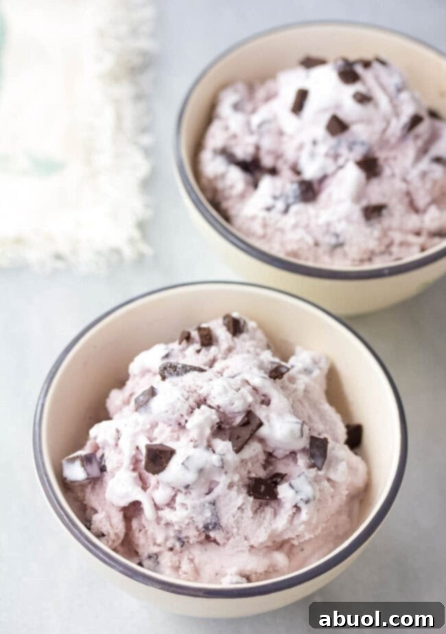 Lavender Dark Chocolate Chip Ice Cream Recipe