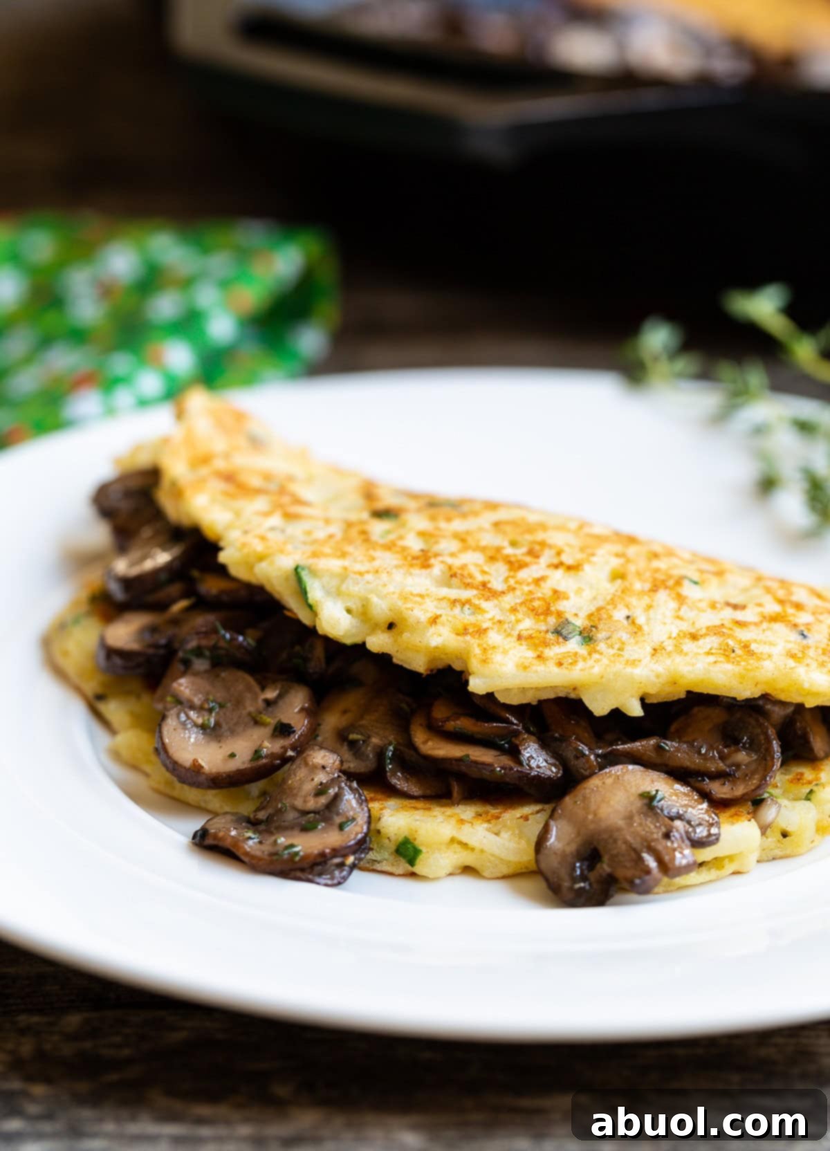 Best Boxty Recipe: Irish Potato Pancakes with Sauteed Mushrooms and Whiskey Gravy