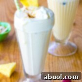 Fresh Pineapple Milkshake Recipe
