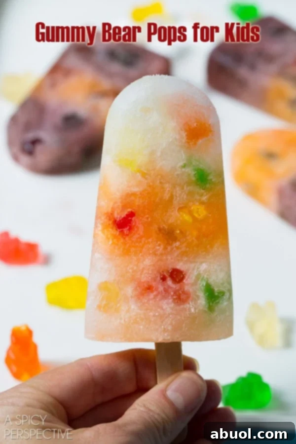 Popsicles: A delightful assortment of homemade frozen treats, perfect for cooling down on a hot summer day.