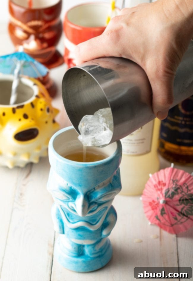 Tropical-Cocktail Tropical Cocktail Recipe - A refreshing Mai Tai, perfect for warm weather and entertaining guests.