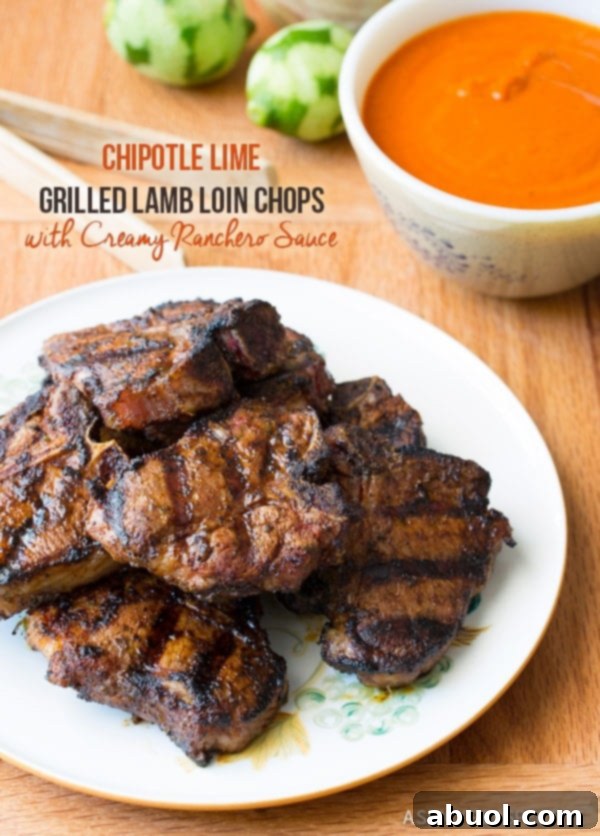 Must-Make Grilled Lamb Chops staked on large plate