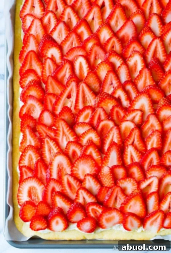Delightful Strawberry Pizza with a sugar cookie base and goat cheese topping