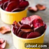 Oven Baked Beet Chips Recipe