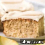 Spiced Apple Cake Recipe close up