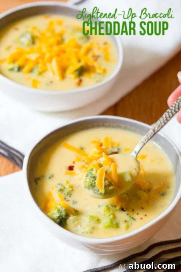 Best Lightened-Up Broccoli Cheddar Soup Recipe: A Guilt-Free Family Favorite