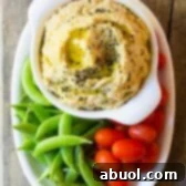 Rich and Creamy Miso Hummus Recipe on ASpicyPerspective.com