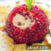 Pomegranate Cheese Ball Recipe for the holidays