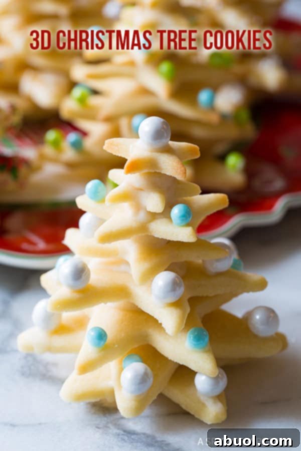 Whimsical 3D Christmas Cookies that make fantastic edible gifts!