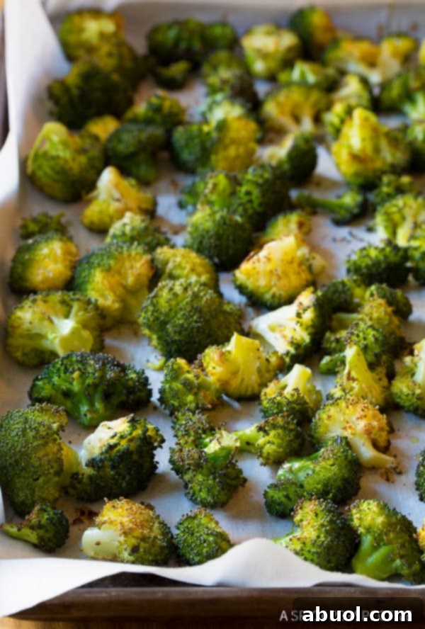 The Perfect Roasted Broccoli Recipe for a delicious and healthy meal | ASpicyPerspective.com