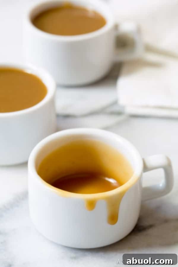 Silky Smooth Drinking Caramel: The Ideal Romantic Beverage or Cozy Comfort