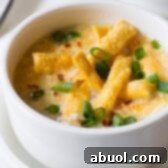 Perfect Homemade Egg Drop Soup - ASpicyPerspective.com