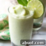 Best Creamy Frozen Coconut Mojito | ASpicyPerspective.com