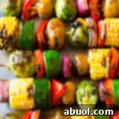 Grilled Fajita Vegetable Skewers | ASpicyPerspective.com