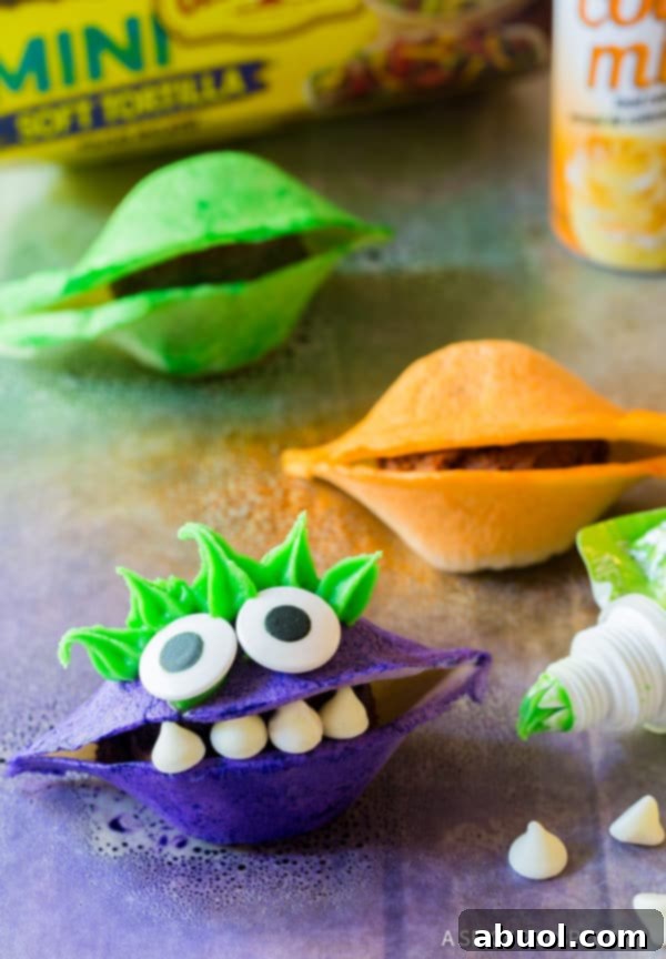 Kid-Friendly Halloween Treats: Chocolate Taco Monsters