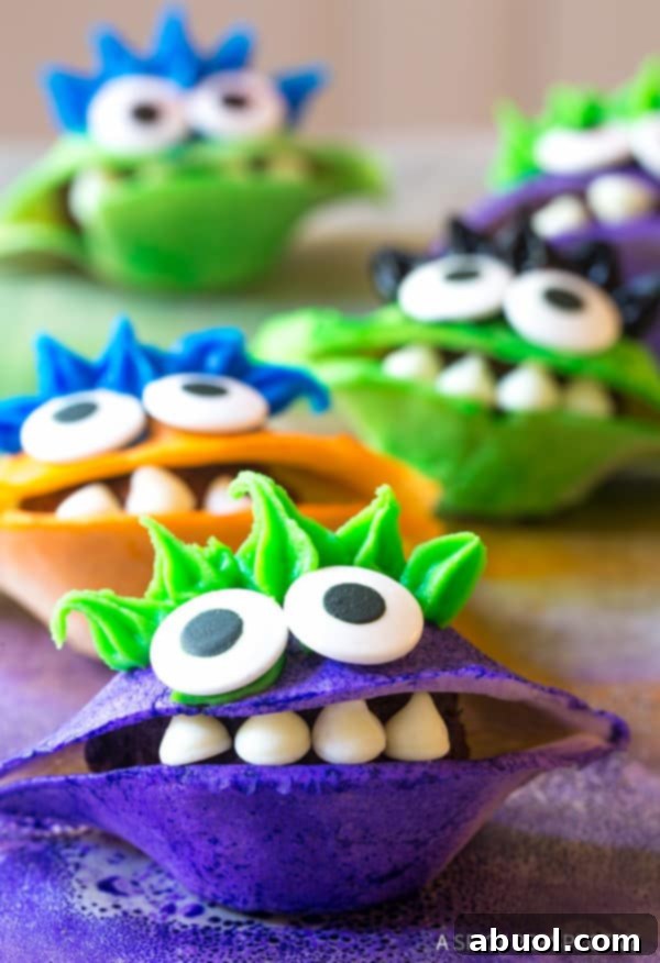 Festive Chocolate Taco Monsters for Memorable Halloween Parties
