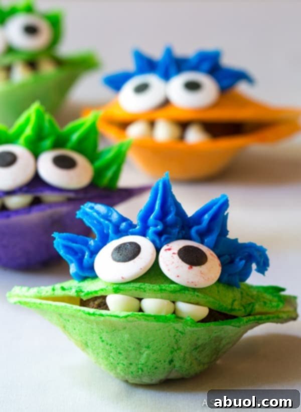 Whimsical Chocolate Taco Monsters: The Perfect Halloween Treat