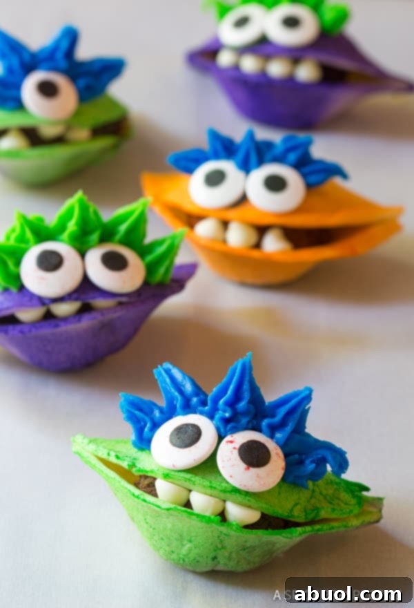 Crafting the Perfect Monster Shape with Mini Tortilla Boats
