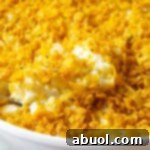 Best Funeral Potato Casserole with crispy topping.