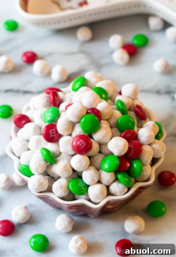 Fun Snowball Party Mix - The Ultimate Holiday Treat for Parties and Gifts