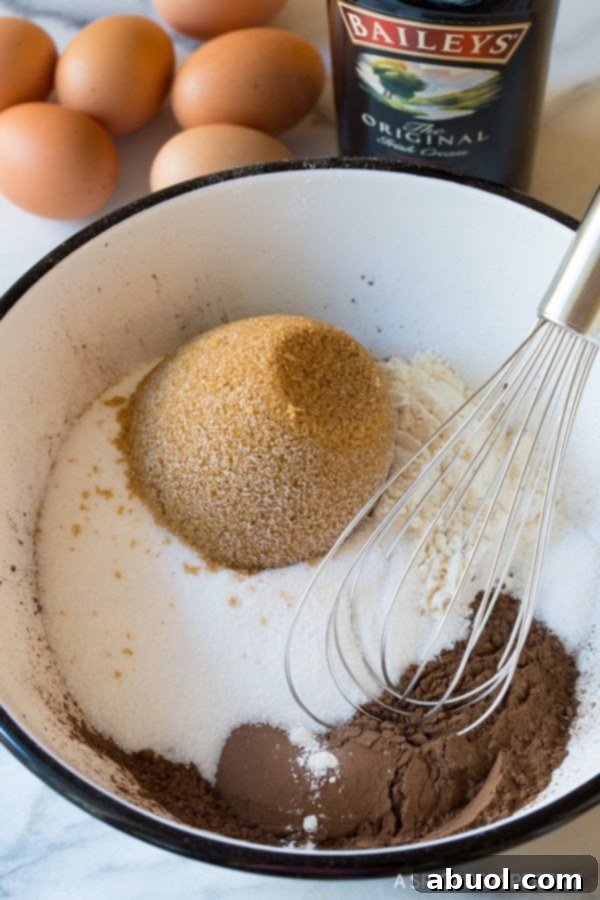 Preparing Baileys Irish Cream Coffee Bars for Saint Patrick's Day