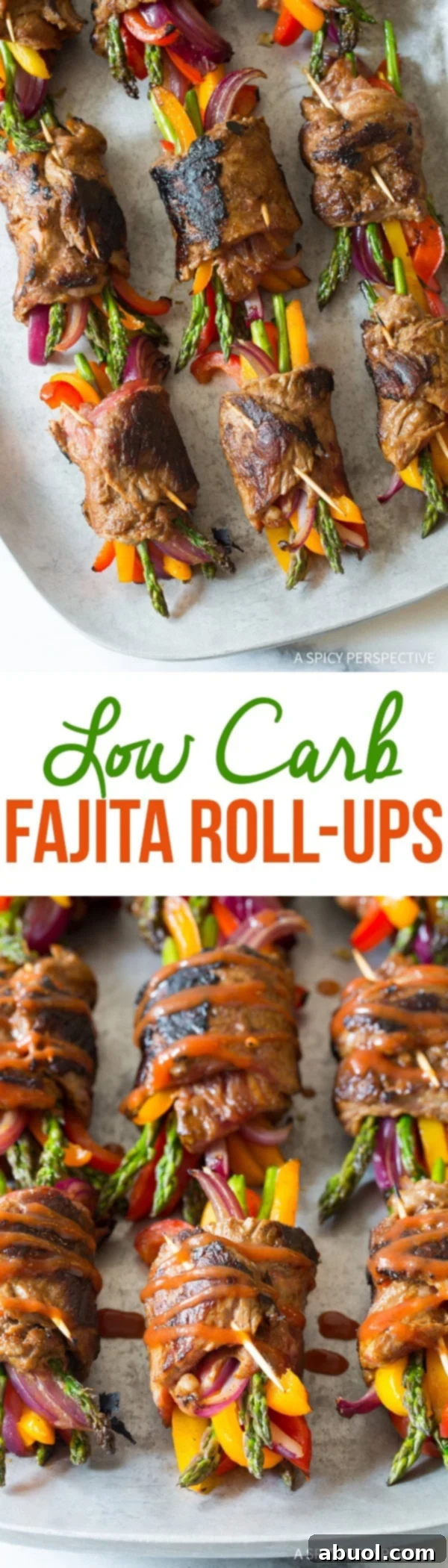 Zesty Low Carb Steak Fajita Roll-Ups - A Healthy & Delicious Meal Idea