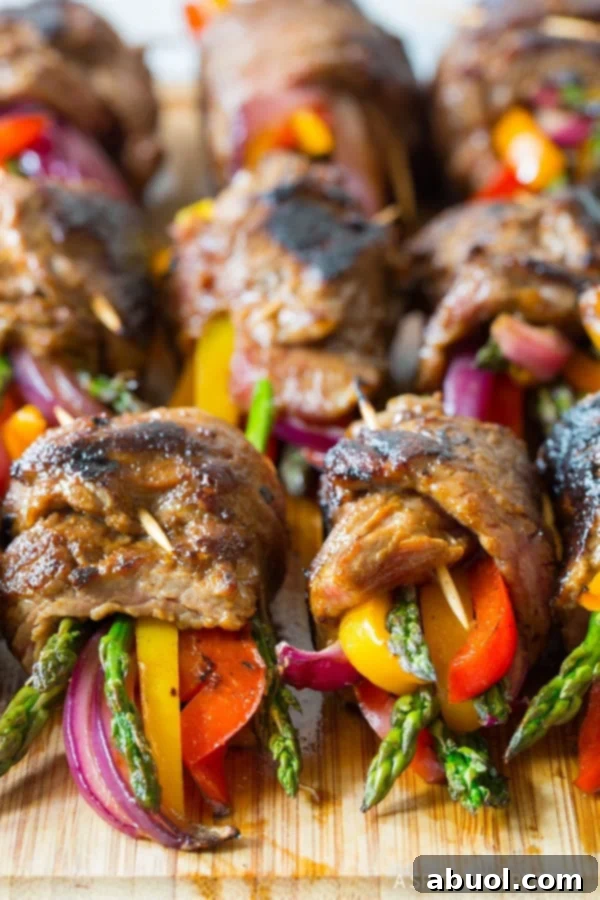 Heavenly Low Carb Steak Fajita Roll-Ups, ideal for healthy meals