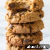 Magic 4-Ingredient Chocolate Chip Cookies Recipe - healthy, low carb, gluten free, paleo, vegan friendly options.