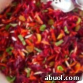 Crunchy Beet Carrot Slaw (Healthy, Gluten Free & Vegetarian)