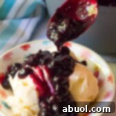 Warm Blueberry Sauce (Ice Cream Topping)
