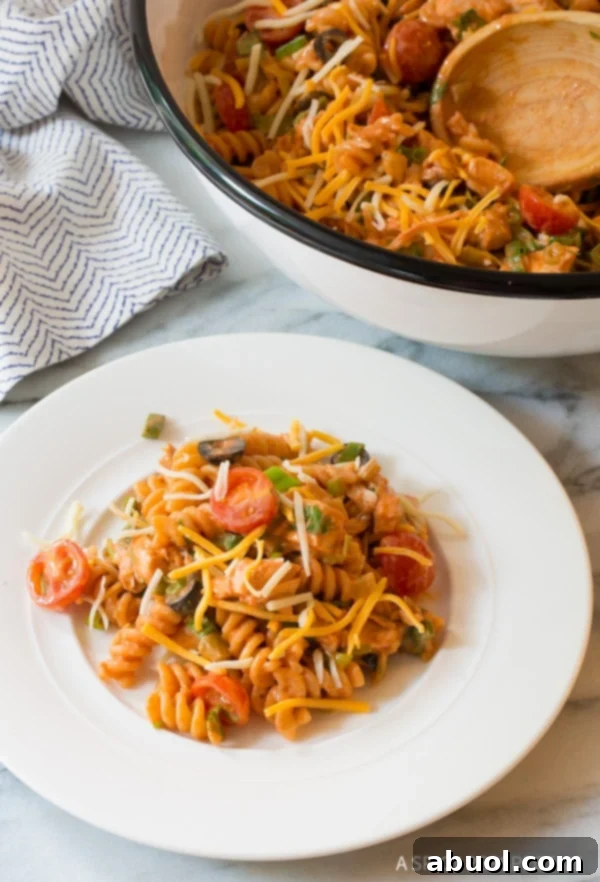 Perfect Chicken Taco Pasta Salad Recipe for Easy Meals