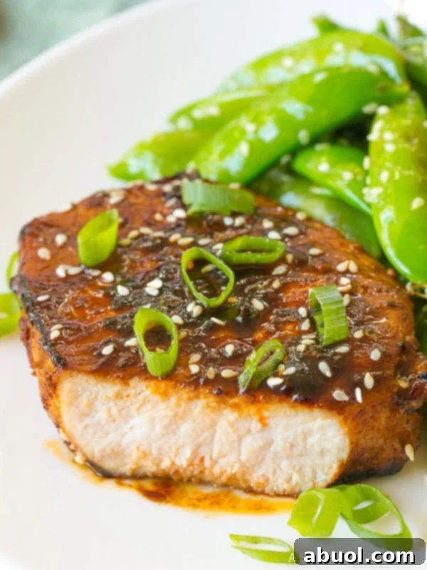 The Perfect Pan Fried Pork Chops with glaze