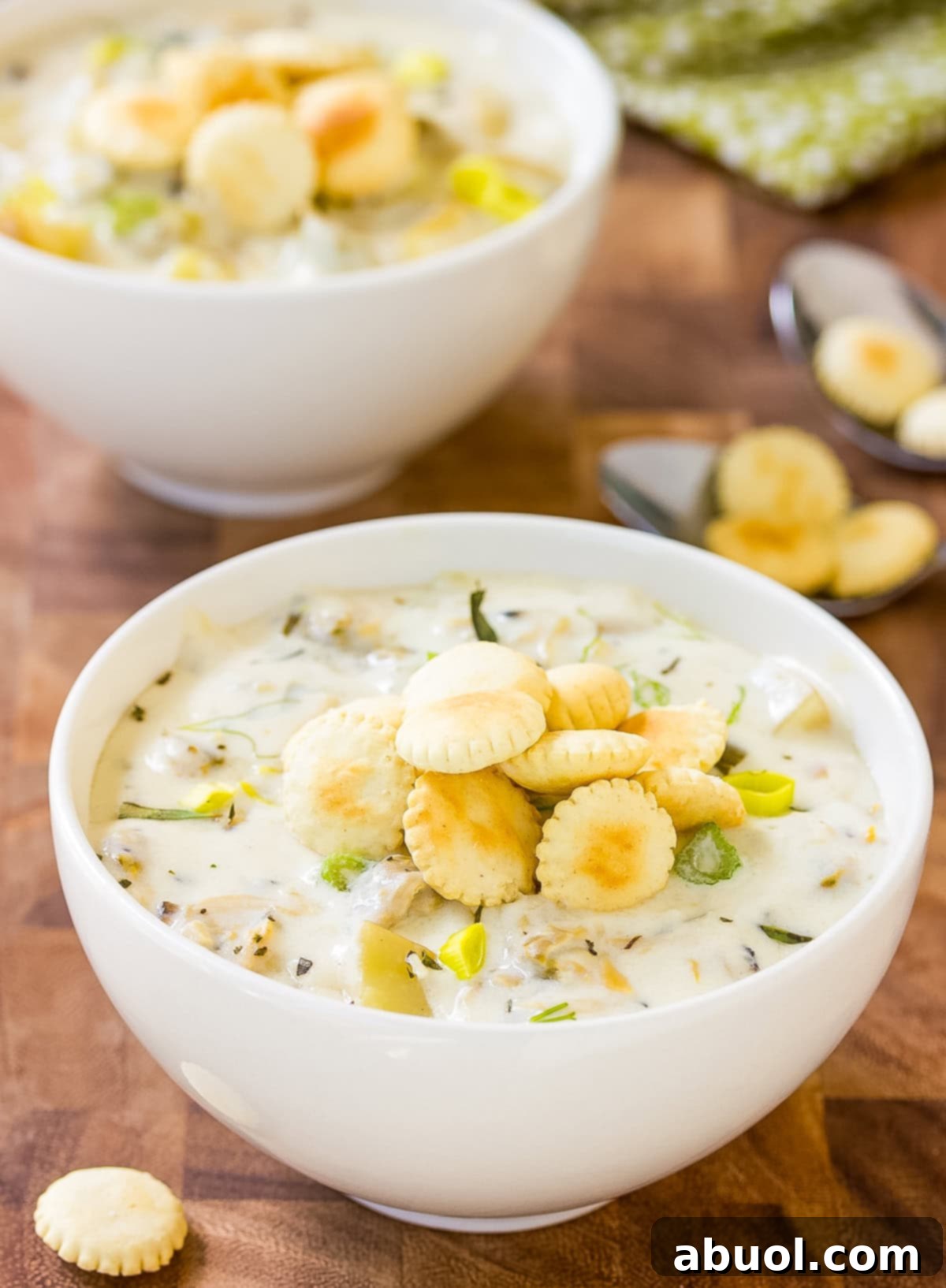 New England recipe with clams