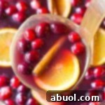 Holiday Wine Punch Cocktails