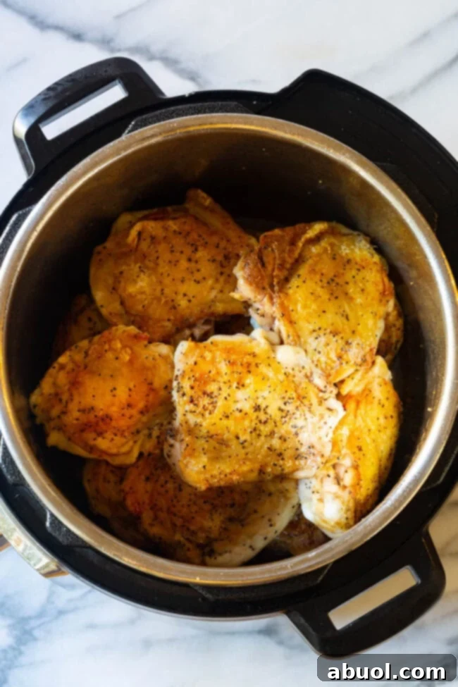 Soy Sauce Chicken in the pressure cooker - Instant Pot Asian Chicken Thighs Recipe